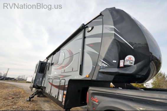 Click here to see the New 2015 Cyclone 4150 Toy Hauler Fifth Wheel by Heartland RV at RVNation.us