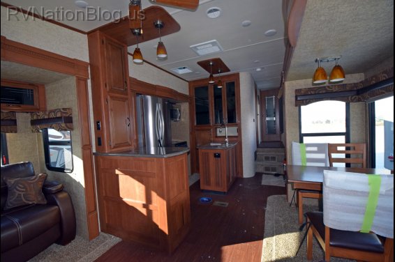 Click here to see the New 2015 Sandpiper 355RE Fifth Wheel by Forest River at RVNation.us