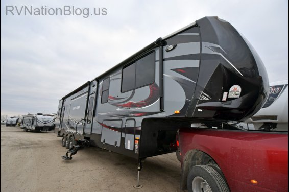 Click here to see the New 2015 Cyclone 4200 Toy Hauler Fifth Wheel by Heartland RV at RVNation.us