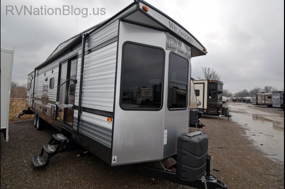 Click here to see the New 2015 Wildwood DLX 39FDEN Park Trailer by Forest River at RVNation.us