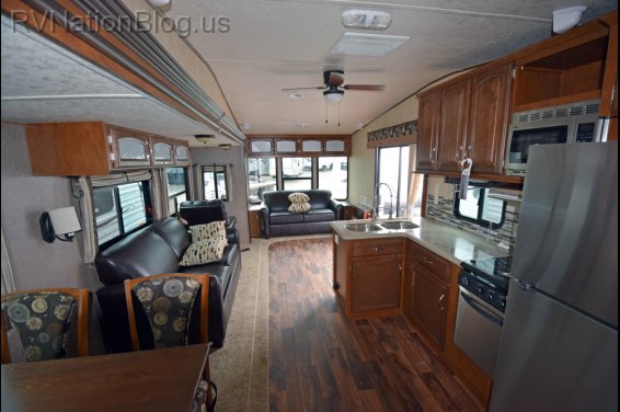 Click here to see the New 2015 Wildwood DLX 39FDEN Park Trailer by Forest River at RVNation.us