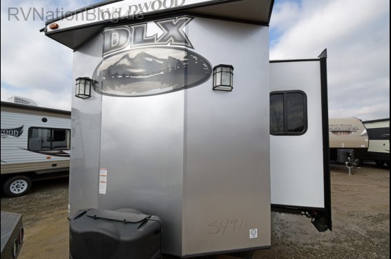 Click here to see the New 2015 Wildwood DLX 426-2B Park Trailer by Forest River at RVNation.us