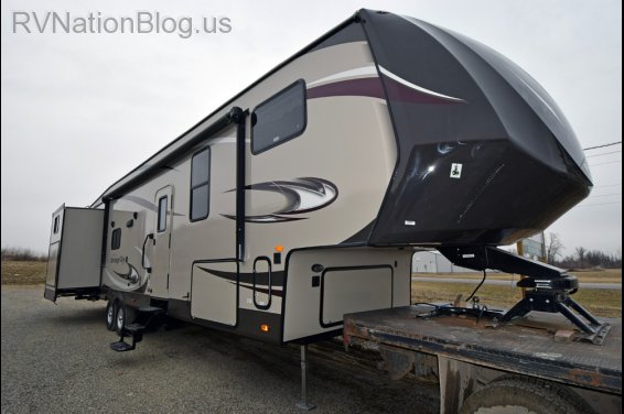 Click here to see the New 2015 Heritage Glen 356QB Fifth Wheel by Forest River at RVNation.us