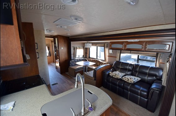 Click here to see the New 2015 Heritage Glen 312QBUD Travel Trailer by Forest River at RVNation.us