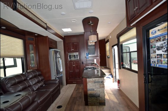 Click here to see the New 2015 Road Warrior 420 Toy Hauler Fifth Wheel by Heartland RV at RVNation.us