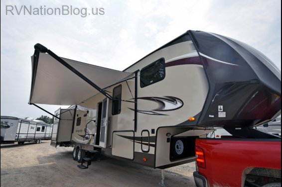 Click here to see the New 2016 Heritage Glen 356QB Fifth Wheel by Forest River at RVNation.us