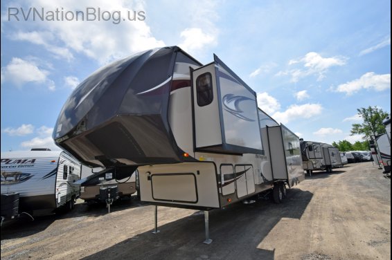 Click here to see the New 2016 Heritage Glen 337BAR Fifth Wheel by Forest River at RVNation.us