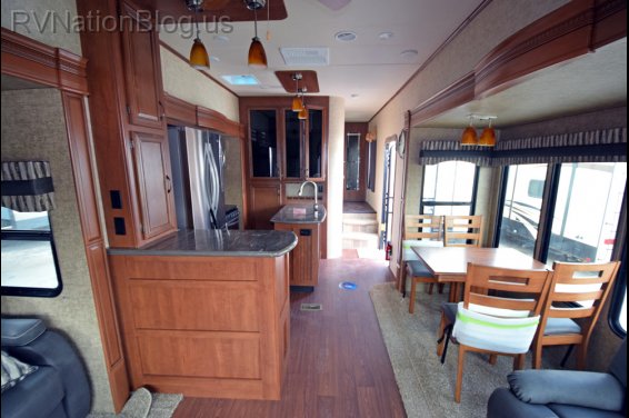 Click here to see the New 2016 Sandpiper 355RE Fifth Wheel by Forest River at RVNation.us