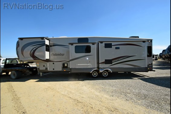 Click here to see the New 2016 Columbus 377MB Fifth Wheel by Palomino at RVNation.us