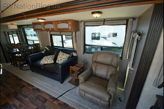 Click here to see the New 2015 Wildwood DLX 39FDEN Park Trailer by Forest River at RVNation.us