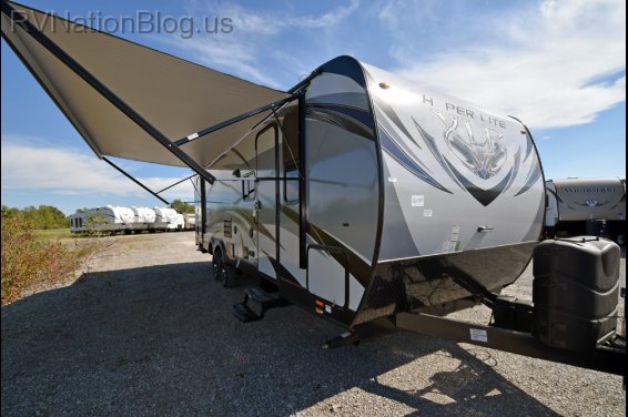 Click here to see the New 2016 XLR Hyper Lite 27HFS Toy Hauler Travel Trailer by Forest River at RVNation.us