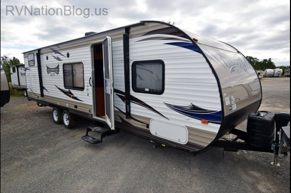 Click here to see the New 2016 Wildwood Xlite 281QBXL Travel Trailer by Forest River at RVNation.us