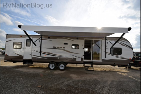 Click here to see the New 2016 Wildwood 36BHBS Travel Trailer by Forest River at RVNation.us