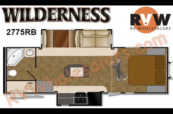 Click here to see the New 2016 Wilderness 2775RB Travel Trailer by Heartland RV at RVNation.us