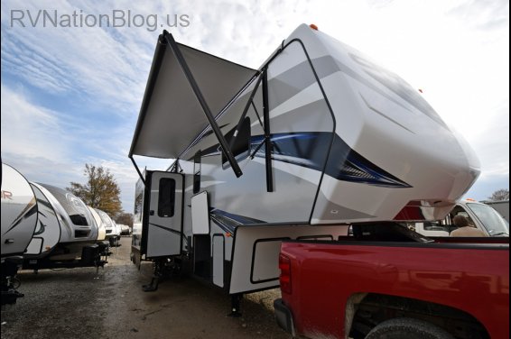 Click here to see the New 2016 Carbon 357 Toy Hauler Fifth Wheel by Keystone RV at RVNation.us