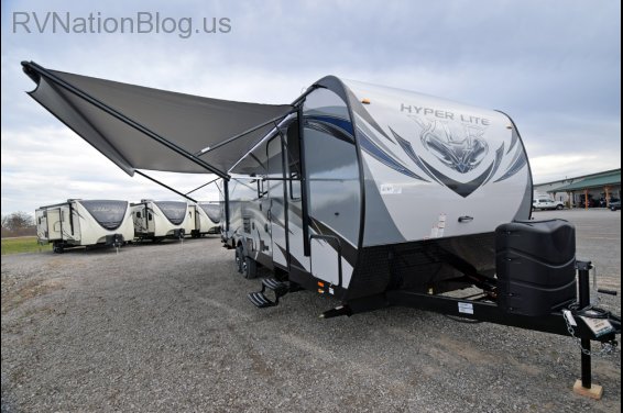 Click here to see the New 2016 XLR Hyper Lite 27HFS Toy Hauler Travel Trailer by Forest River at RVNation.us