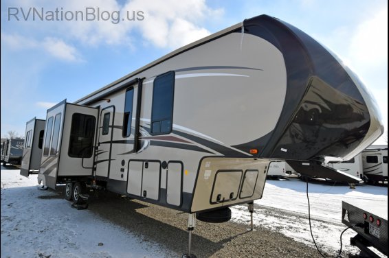 Click here to see the New 2016 Sandpiper 389RD Fifth Wheel by Forest River at RVNation.us