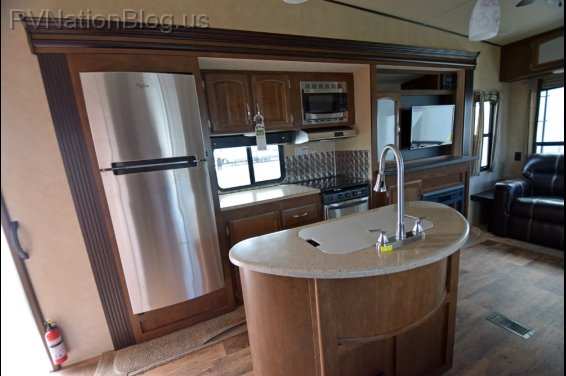Click here to see the New 2016 Heritage Glen 368RLBHK Fifth Wheel by Forest River at RVNation.us