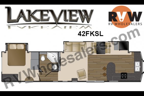 Click here to see the New 2016 Lakeview Limited 42FKSL Park Trailer by Heartland RV at RVNation.us