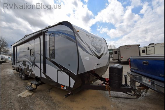 Click here to see the New 2016 XLR Hyper Lite 29HFS Toy Hauler Travel Trailer by Forest River at RVNation.us