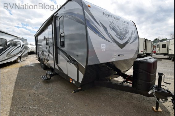 Click here to see the New 2016 XLR Hyper Lite 29HFS Toy Hauler Travel Trailer by Forest River at RVNation.us