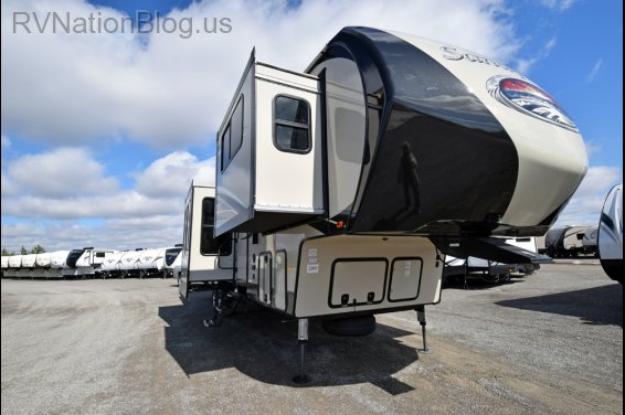 Click here to see the New 2016 Sandpiper 377FLIK Fifth Wheel by Forest River at RVNation.us