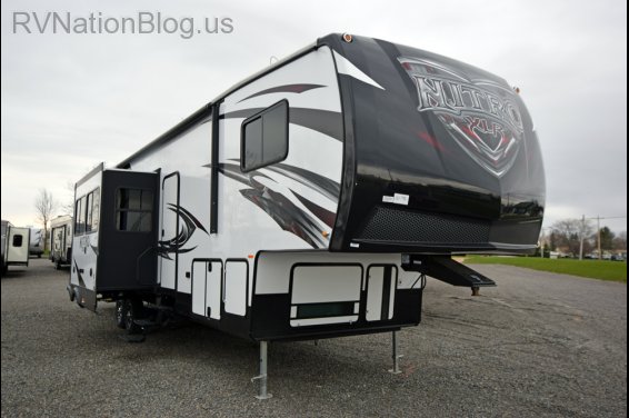 Click here to see the New 2016 XLR Nitro 36TI5 Toy Hauler Fifth Wheel by Forest River at RVNation.us