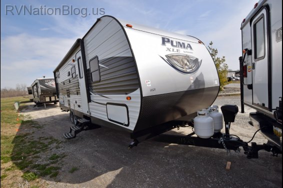 Click here to see the New 2016 Puma XLE 27RBQC Travel Trailer by Palomino at RVNation.us