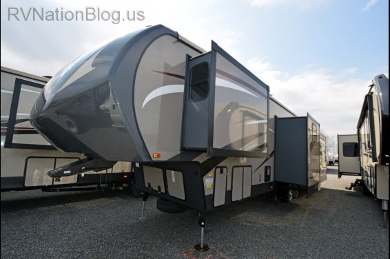 Click here to see the New 2016 Sandpiper 371REBH Fifth Wheel by Forest River at RVNation.us