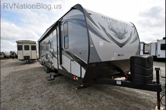 Click here to see the New 2016 XLR Hyper Lite 29HFS Toy Hauler Travel Trailer by Forest River at RVNation.us