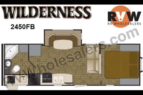 Click here to see the New 2016 Wilderness 2450FB Travel Trailer by Heartland RV at RVNation.us