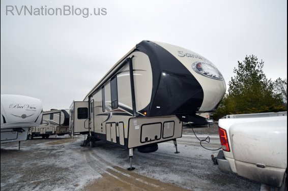 Click here to see the New 2016 Sandpiper 372LOK Fifth Wheel by Forest River at RVNation.us