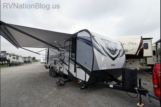 Click here to see the New 2017 XLR Hyper Lite 27HFS Toy Hauler Travel Trailer by Forest River at RVNation.us