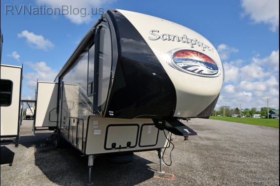 Click here to see the New 2016 Sandpiper 37RKOK Fifth Wheel by Forest River at RVNation.us