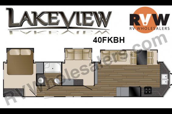 Click here to see the New 2017 Lakeview 40FKBH Park Trailer by Heartland RV at RVNation.us