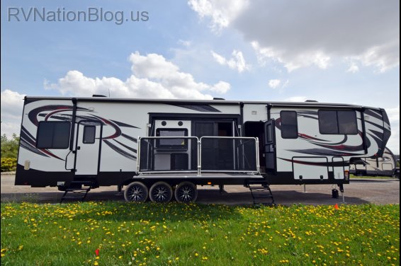 Click here to see the New 2015 Cyclone 4200 Toy Hauler Fifth Wheel by Heartland RV at RVNation.us