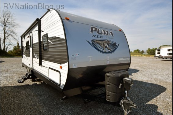 Click here to see the New 2017 Puma XLE 25FBC Toy Hauler Travel Trailer by Palomino at RVNation.us