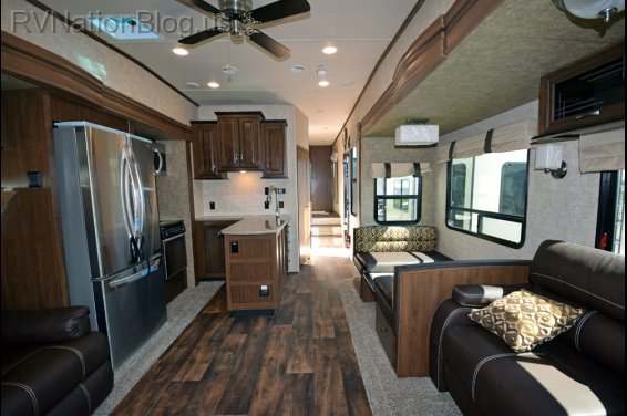 Click here to see the New 2017 Sandpiper 371REBH Fifth Wheel by Forest River at RVNation.us