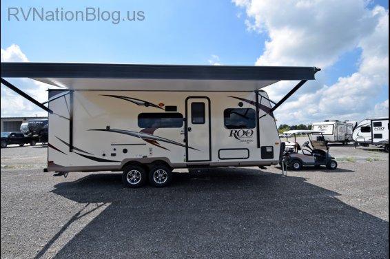 Click here to see the New 2017 Rockwood Roo 233S Hybrid Camper by Forest River at RVNation.us